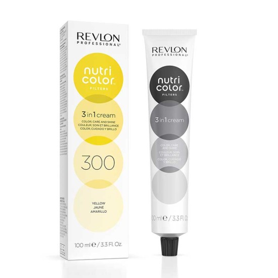 Revlon Nutri Color Creme színező hajpakolás 300 Sárga, 100 ml