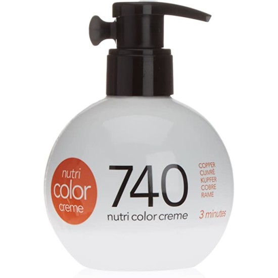 Revlon Nutri Color Creme színező hajpakolás 740 Világos rezes, 270 ml