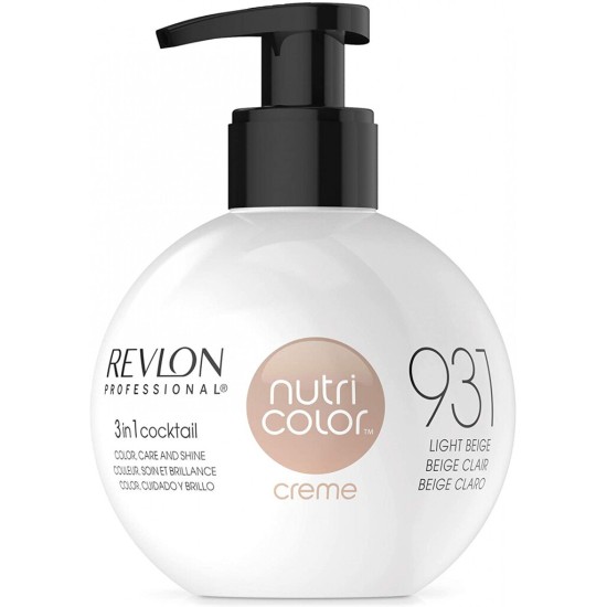 Revlon Nutri Color Creme színező hajpakolás 931 Világos bézs, 270 ml