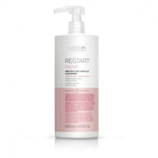 Revlon Professional Restart Color hajszínvédő szulfátmentes kímélő sampon, 1000 ml