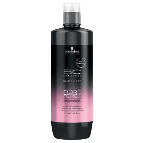 Schwarzkopf Professional Bonacure Fibre Force hajkötést erősítő sampon, 1l