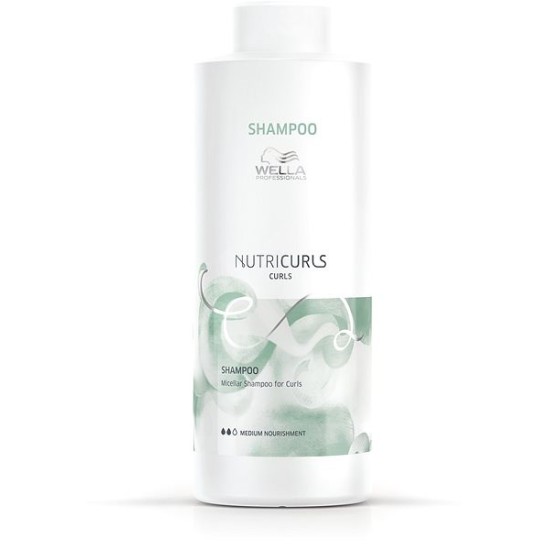 Wella Professionals Nutricurls micellás sampon göndör hajra, 1000 ml